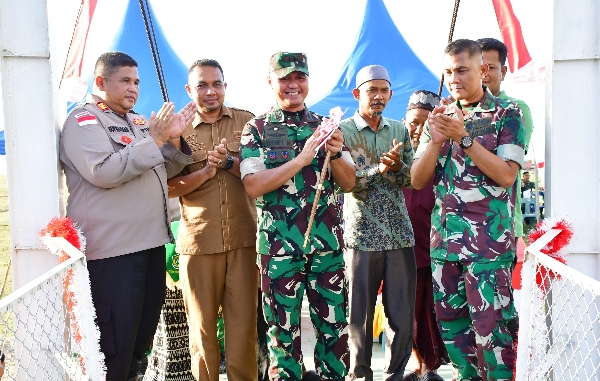 Dandim 0111/Bireuen Resmikan Jembatan Gantung Perintis Garuda, Buka Akses dan Harapan Baru Masyarakat